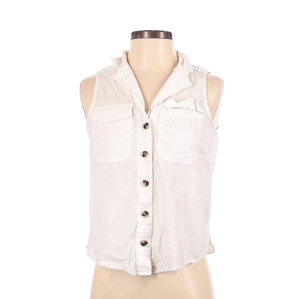 Sleeveless Banana Republic summer blouse